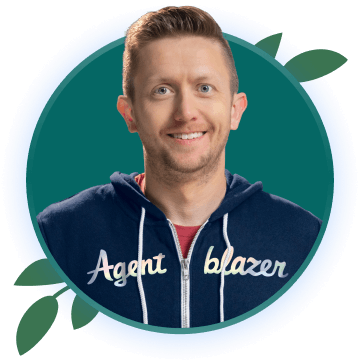 Andrew Shanks in an Agentblazer hoodie