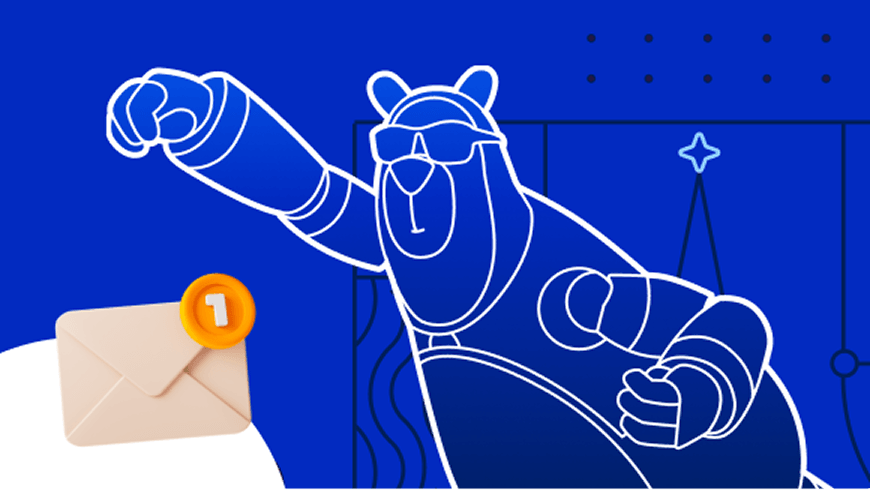 Line art image of Codey