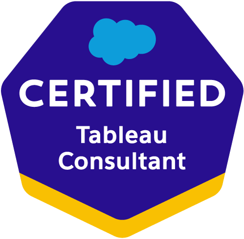 Salesforce Certified Tableau Consultant