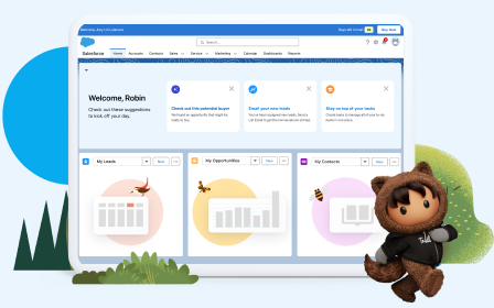 salesforce app home page assignment