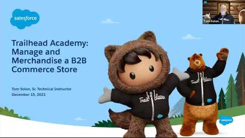 Trailhead Academy: Manage and Merchandise a B2B Commerce Store
